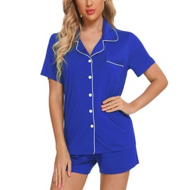 Anjue Womens Pajamas Nursing Pjs Maternity Pjs Set for Hospital Pajamas Women Going Home Outfit for Mom After Birth