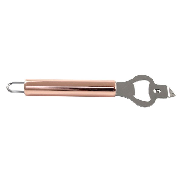 Apollo SS Copper Bottle Opener, Stainless Steel, Multi-Colour, 7.5 x