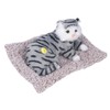 Cat Ornament Simulation Design Vivid Cute Plush Lying Cat with