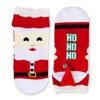 Santa Ankle Socks | Woven Low Cut | Costume &