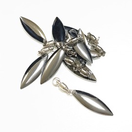 オルルド釣具 ウィローブレード 「ウィロルドA+」 スイベル付 10個入 ウィローリーフ スピナー メタルジグ メタルバイブ ルアー ブレードチューン （銀色）（3.1cm）qb500152b03n0