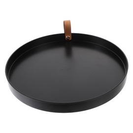 Ciieeo Round Cosmetics Tray Bathroom Countertop Tray Bathroom Vanity Tray Multi-use Round Holder Tray