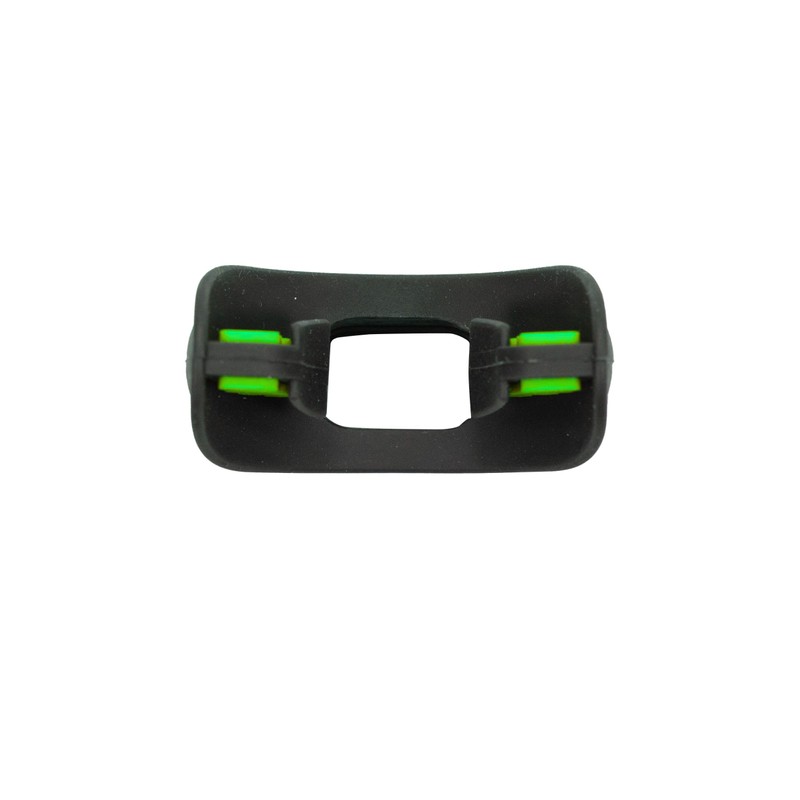 Scuba Choice Ultra Black Silicone Mouthpiece with Regulator Tie -