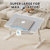 Adjustable Lap Desk, Foldable Laptop Desk for Bed, X-Large Lap
