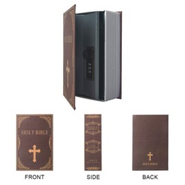 Storage Book, Safe Storage Box, Dictionary, Secret Safe, Tin with Security Combination Lock / Key Redirection Book, Hidden Safe