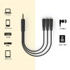 wuernine Mini Plug Splitter Cable Earphone Jack Audio Distribution Cable