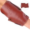 Cowhide Arm Protection Adjustable Arm Guard for Traditional Bow Hunting