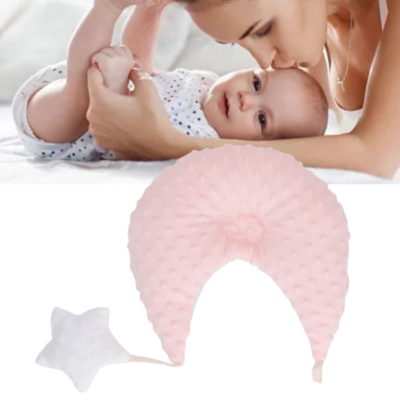Baby Head Support Pillow Soft Lightweight Portable Infant Head Shaping