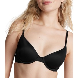 Victoria's Secret Pink Wear Everywhere T-Shirt Bra, Lightly Lined, Smooth, Bras for Women, Black (38DD)