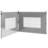 Outsunny Gazebo Side Panels with Window for 3x3(m) or 3x4m
