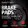 QUALITY-BUILT Work Force Semi-Metallic Front Brake Pads (1002-1258M) Compatible with