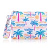 FIREDOG Waterproof Beach Wristlet Bag for Women