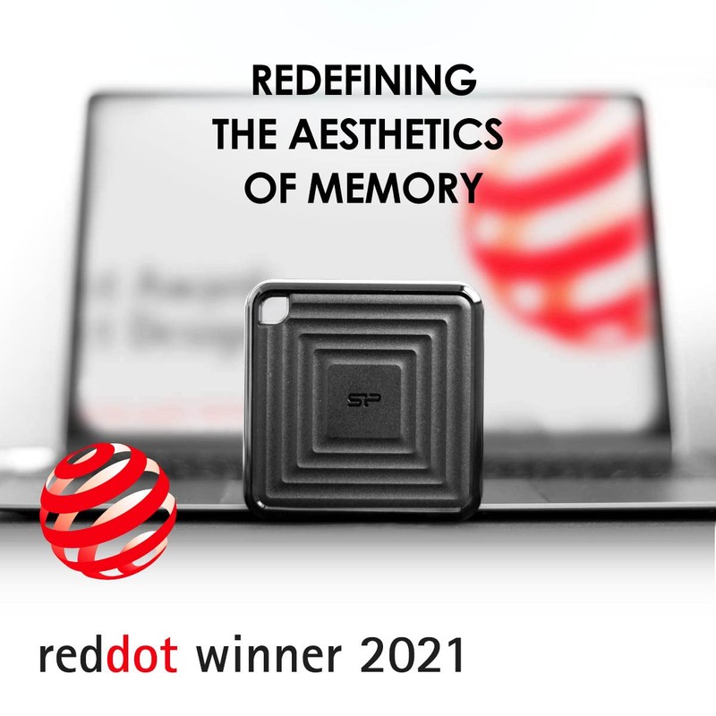 Silicon Power 1TB Portable SSD, Compact Pocket-Size USB 3.2 Gen