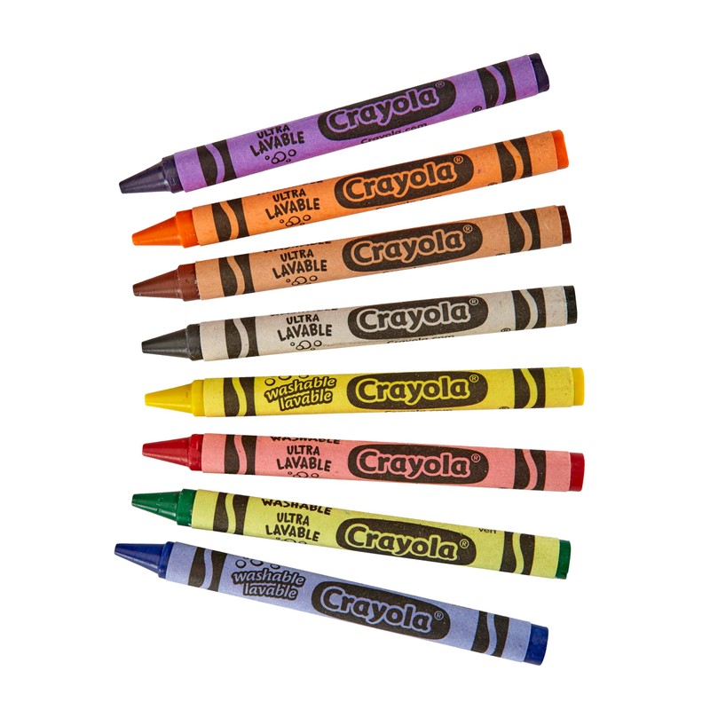 Crayola Washable Crayons, School Supplies, 24 Count