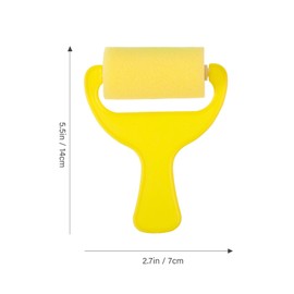 SEWACC 12 Piezas Rodillos De Espuma Esponjas De Pintura para Pintar Rodillos Brayer para Manualidades Esponja De Mar Pinceles De Esponja para Pintar Niño Pintada Rodillo De Esponja