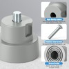 6-Pack Door Stopper Replacement Rubber Tips, Heavy Duty Kickdown Door