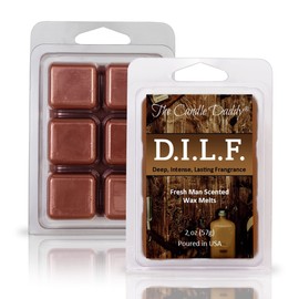 The Candle Daddy D.I.L.F. (Deep, Intense, Lasting Fragrance) - Fresh Man Scented Wax Melt - 1 Pack - 2 Ounces - 6 Cubes - DILF