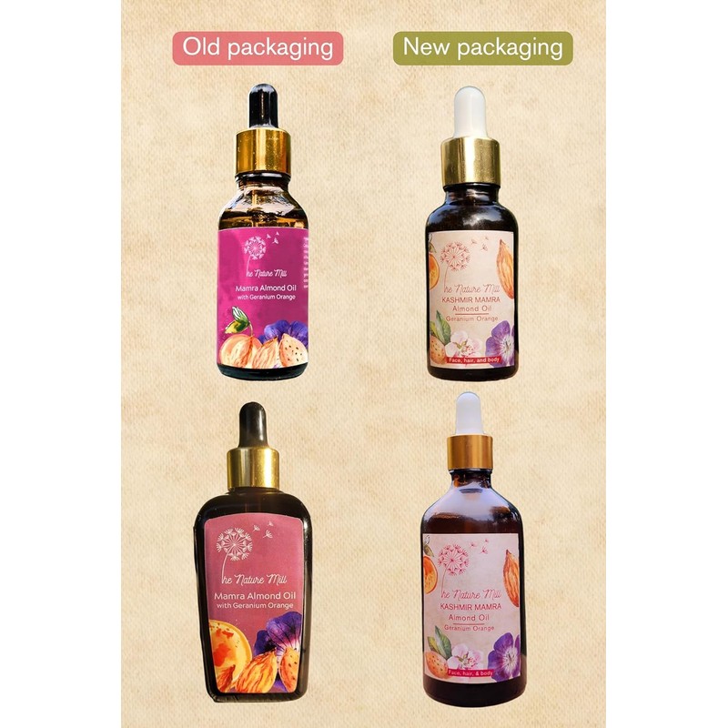 Generic Mamra Almond Oil With Geranium Orange Essential Oils. cold