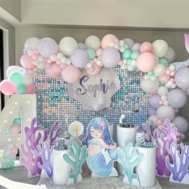 Paneles Decorativos Pared Fiesta Lentejuelas 24pzs 30x30 Cm