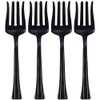 Plastic Salad Serving Fork - Black, 1 Pc