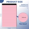 Ciphyfee 5pcs Small Note Pads, Colored Notepads 5x8 College Ruled