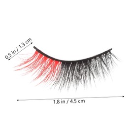Vaguelly 5 Pairs Colorful Fake Eyelashes with Box Natural Look Half Eye Lashes for Women for Daily Wear and Special Occasions