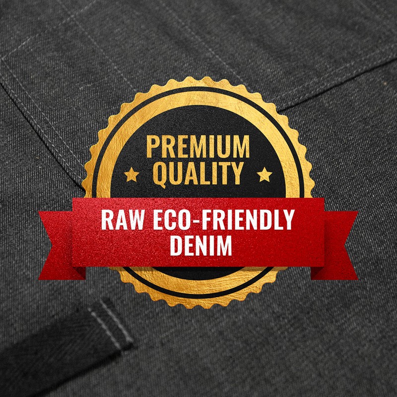 Under NY Sky Chef Apron – Professional Black Denim –