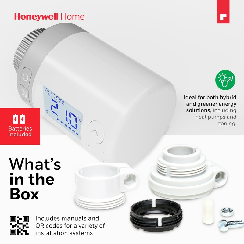 Honeywell Home Smart Radiator Thermostat Valve/HR 27 ECO ETRV/Programmable Thermostatic