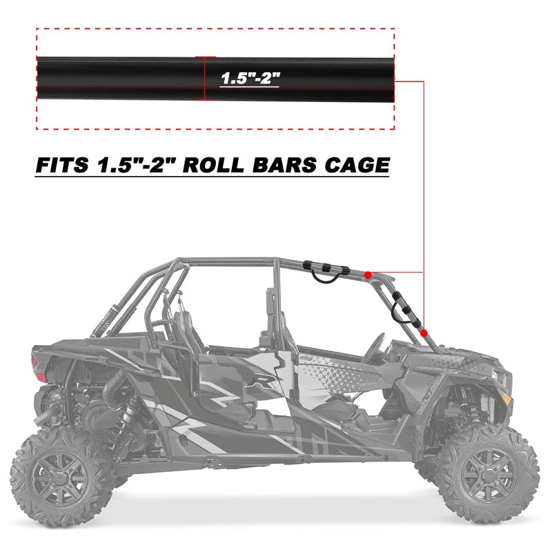 ROMASO Roll Bar Grab Handles for ATV & UTV Roll