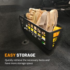 MAIKER OFF ROAD Front Under Seat Storage Organizer Tray Storage Box Compatible with Jeep Wrangler JL/JLU 2018-2021 2022 2023 2024 2025 and Jeep 2020-2023 2024 2025 Gladiator JT Truck Accessories