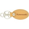 Kawasaki Oval Leather Key Chain N J70020145