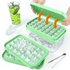 Ice Cube Tray, Ice Cube Tray with Lid and Container,