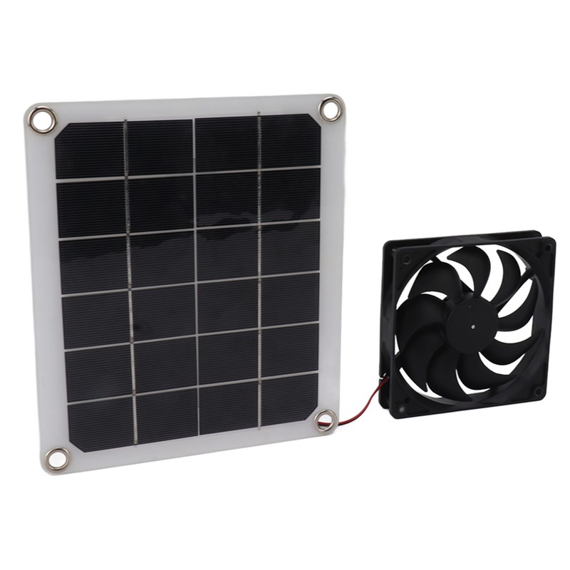 10W Solar Panel Exhaust Fan Waterproof Solar Powered Attic Ventilator