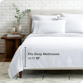 KOMFIT 800 Thread Count 100% Egyptian Cotton 1 Piece Fitted Sheet 15 Inch Deep Pocket Ultra Luxurious Soft & Breathable Easy Fit Wrinkle Free Fade Resistant Cooling Hotel Bed Sheet (King, Teal Green)