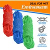 Pack of 5 Strong Poly Rope, Small to Large Sizes