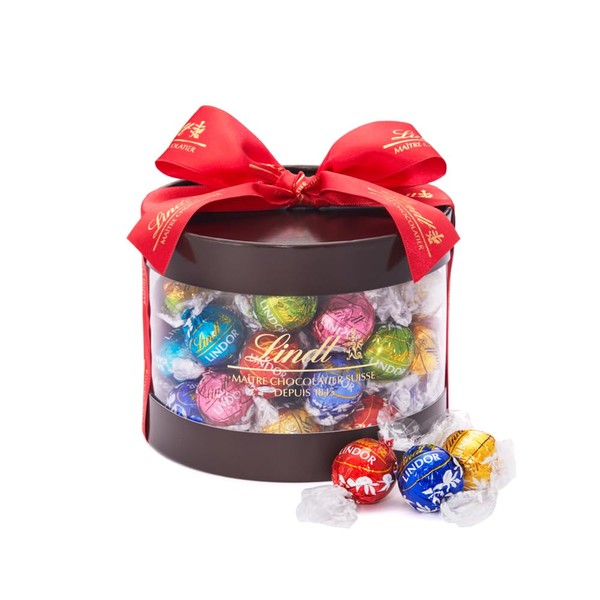 Lindt Lindt Chocolate Gift Box Set of 45 11 Types of Gift Boxes, Individual Packaging, Gift Bag Included, Shopping Bag Included