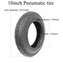 Electric Scooter tire.Scooter tire and Tube.10"Air Filled Tires.Can Be Use for gotrax GMAX .GMAX ULTRA.TOUR XP.G4 ADULTS.