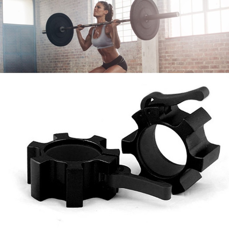 2PCS 50mm Barbell Collar Lock Aluminum Alloy Quick Release Locks