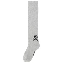 Pin Apparel 622-4186114 Women's High Socks (Heel Hold: Anti-Slip) / Golf Socks, 022_heather gray