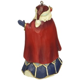 Jim Shore Heartwood Creek Spanish Santa Stone Resin Hanging Ornament, 4.5”