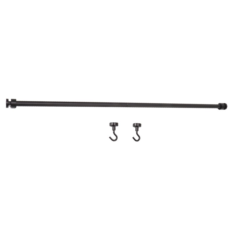 Magnetic Hanging Rod with Hooks Multifunctional Metal Side Suspension Bar
