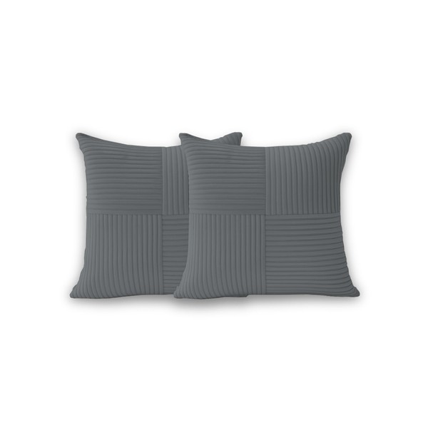 chilly pilley Decorative Corduroy Cushion with Checkerboard Pattern, Decorative Cushion,