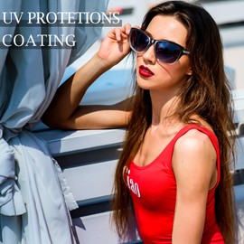 SIPHEW Polarized Sunglasses for Women, Trendy Classic Sun Glasses with UV400 Protection