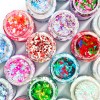24 Colors Christmas Chunky Mix Glitter for Face Makeup Nails