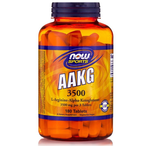 Now Foods AAKG 3500 - Energy Production 180 Tablets