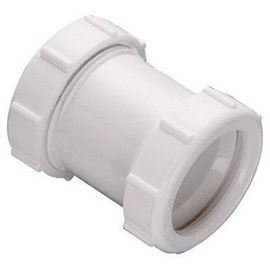 Plumb Pak 46WK Extension Coupling, 1-1/2-Inch or 1-1/4-Inch by 1-1/2-Inch, White