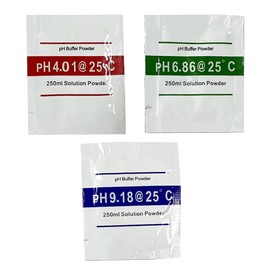 ARKA myAqua pH Calibration Powder Set, pH Calibration Powder for pH Measuring Devices, Contents: 5 x 4.00, 5 x 6.86, 5 x 9.18