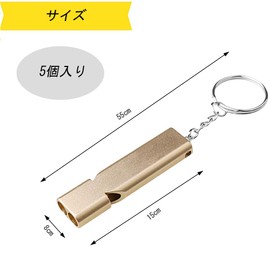 DFsucces Whistle, Pack of 5, Disaster Prevention, Rescue, Survival, School, Camping, Hiking, Outdoors, Camping, Coaches, Referees, Equipment, Lifeguard, Universal