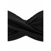 Lascana Women's Mix Kini Bikini Bandeau Top Black black Size:42C