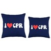 I Love CPR! Funny EKG Heartbeat First Aid Trainer Throw